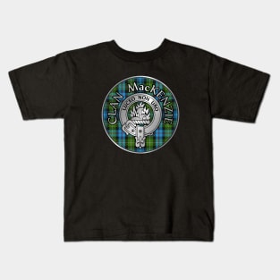 Clan MacKenzie Crest & Tartan Kids T-Shirt